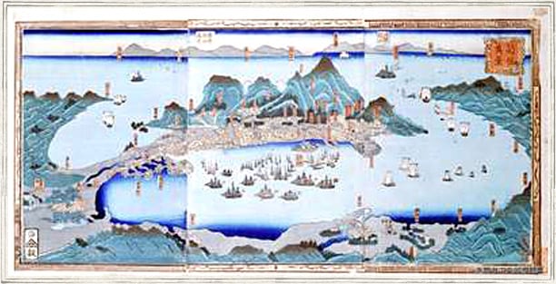 箱館真景絵図 慶応4年（1868年） 写真