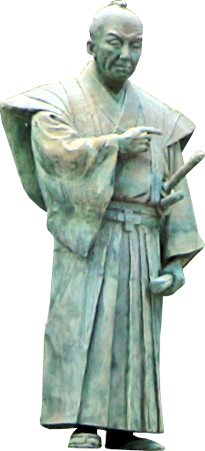 工樂松右衛門 銅像